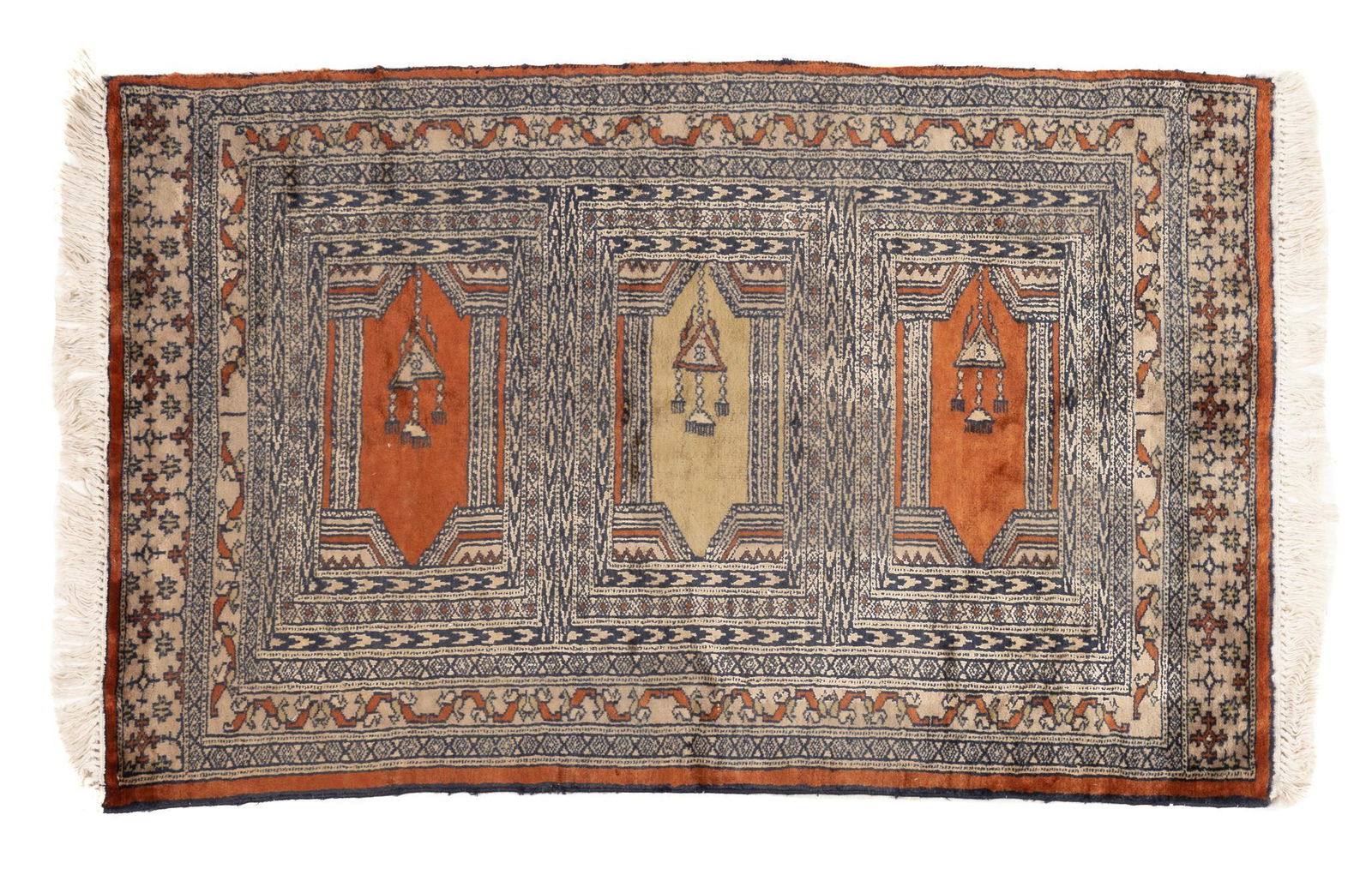 Hand-Made Afghani Style Prayer Rug (1 of 3)