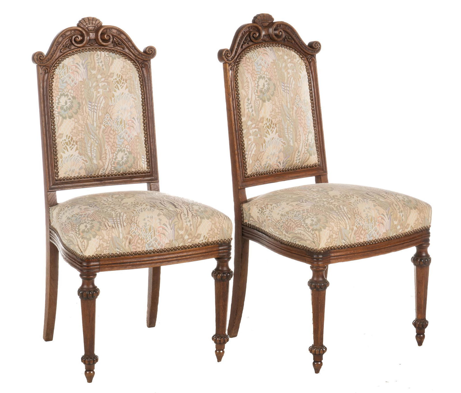 Napoleon II Style Pair of Dining Chairs (1 of 4)