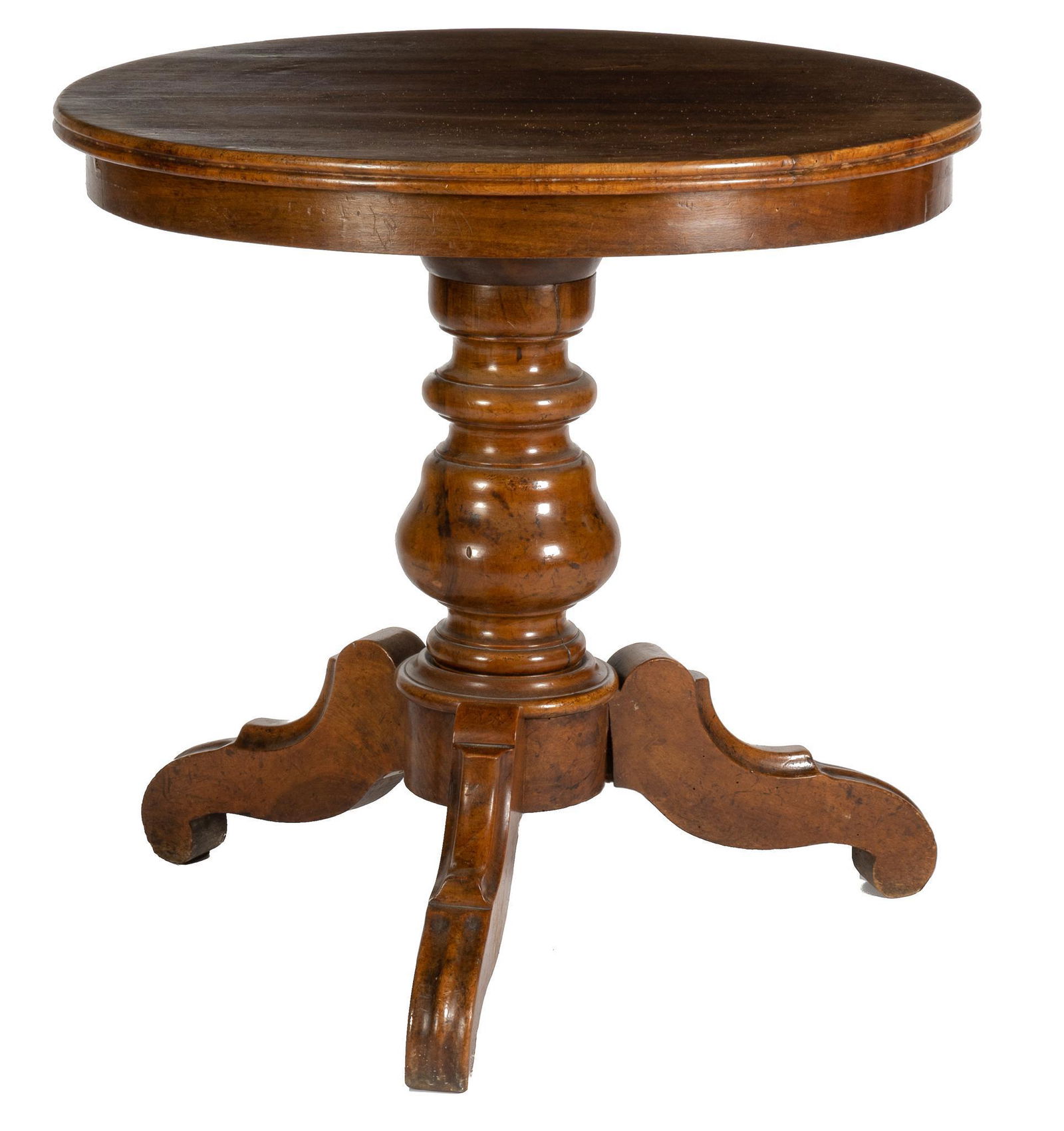 Louis Philippe Period Pedestal Table (1 of 5)