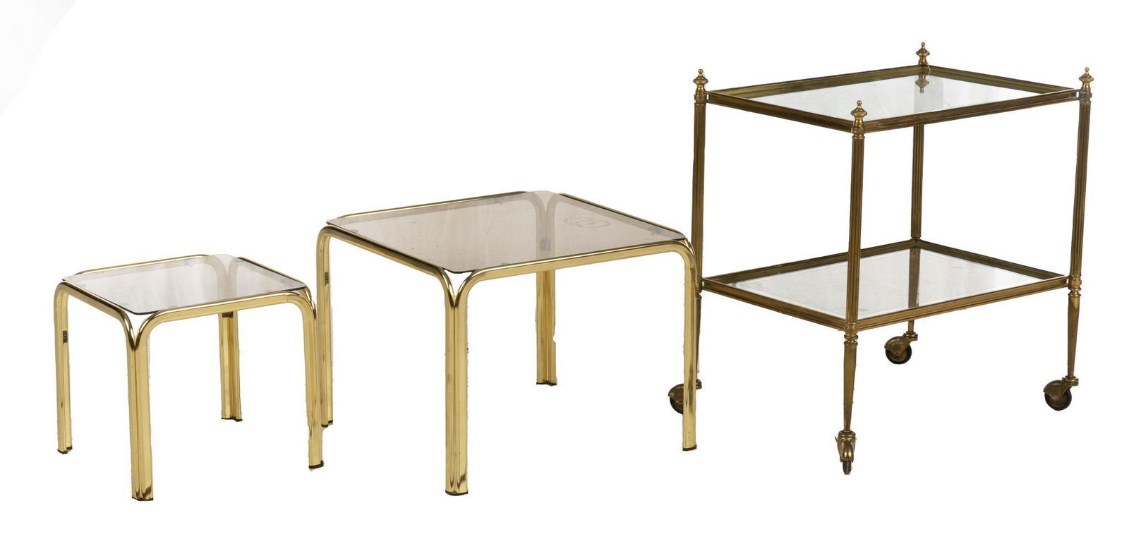 Set of (3) French Deco Style Tables (1 of 4)