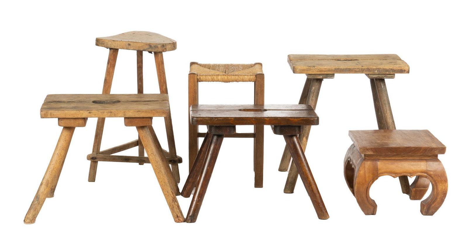 (6) Vintage Stools (1 of 5)