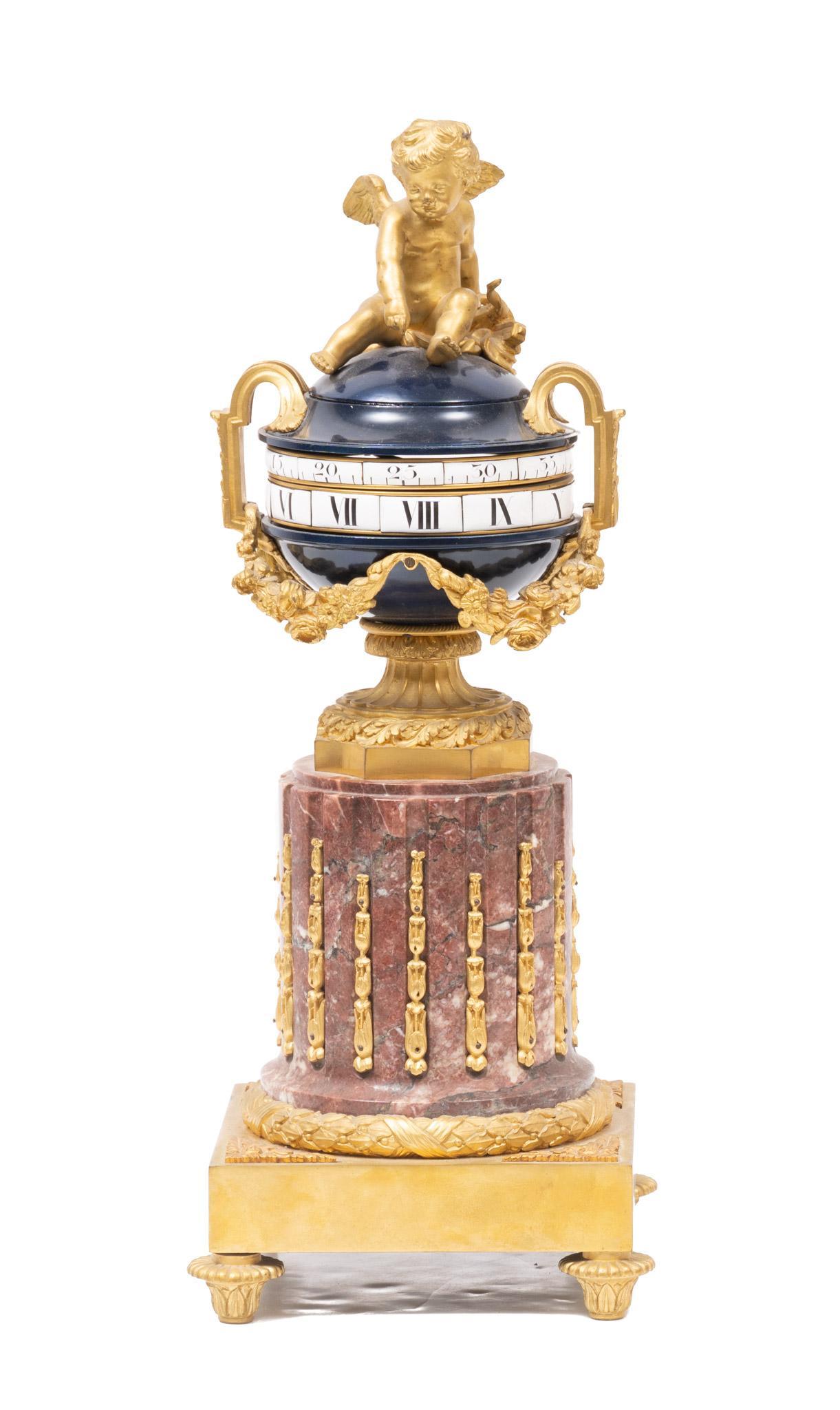 Louis XVI Style Swinger Annular Clock