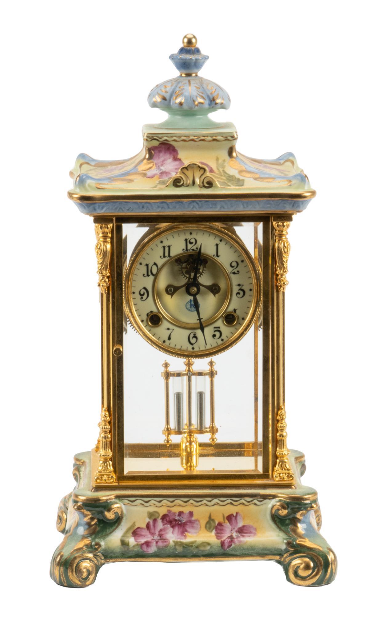 Vintage Crystal Regulator Portico Clock (1 of 12)