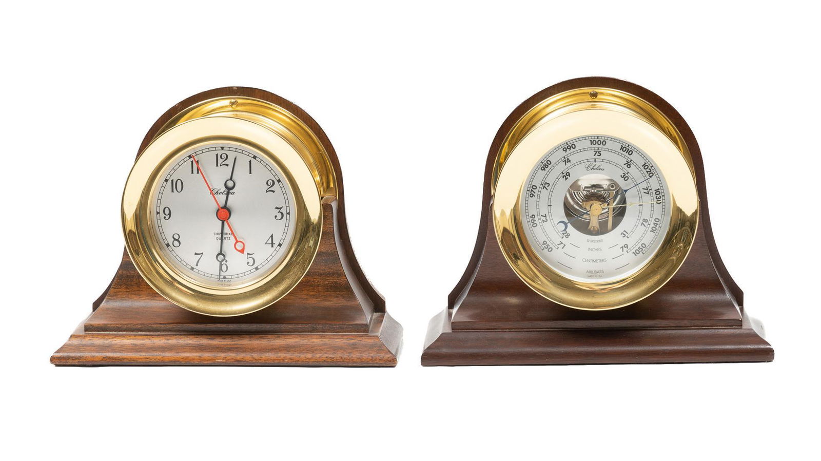 Chelsea Clock Co. "Shipstrike" Ship's Clock and Barometer (1 of 7)