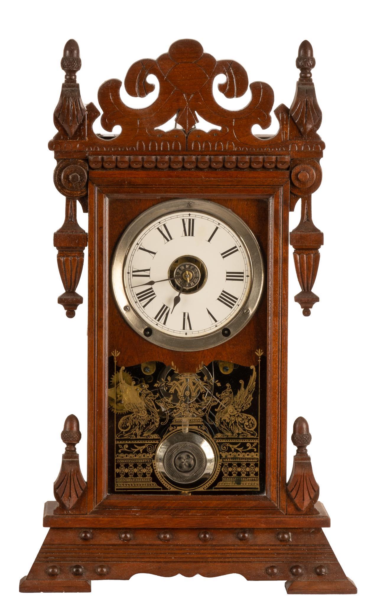 Seth Thomas Clock Co. Gingerbread Mantel Clock (1 of 6)