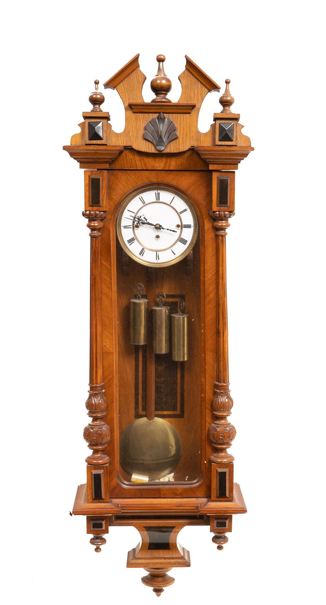 2 Weight Vienna Regulator Clock (1 of 5)