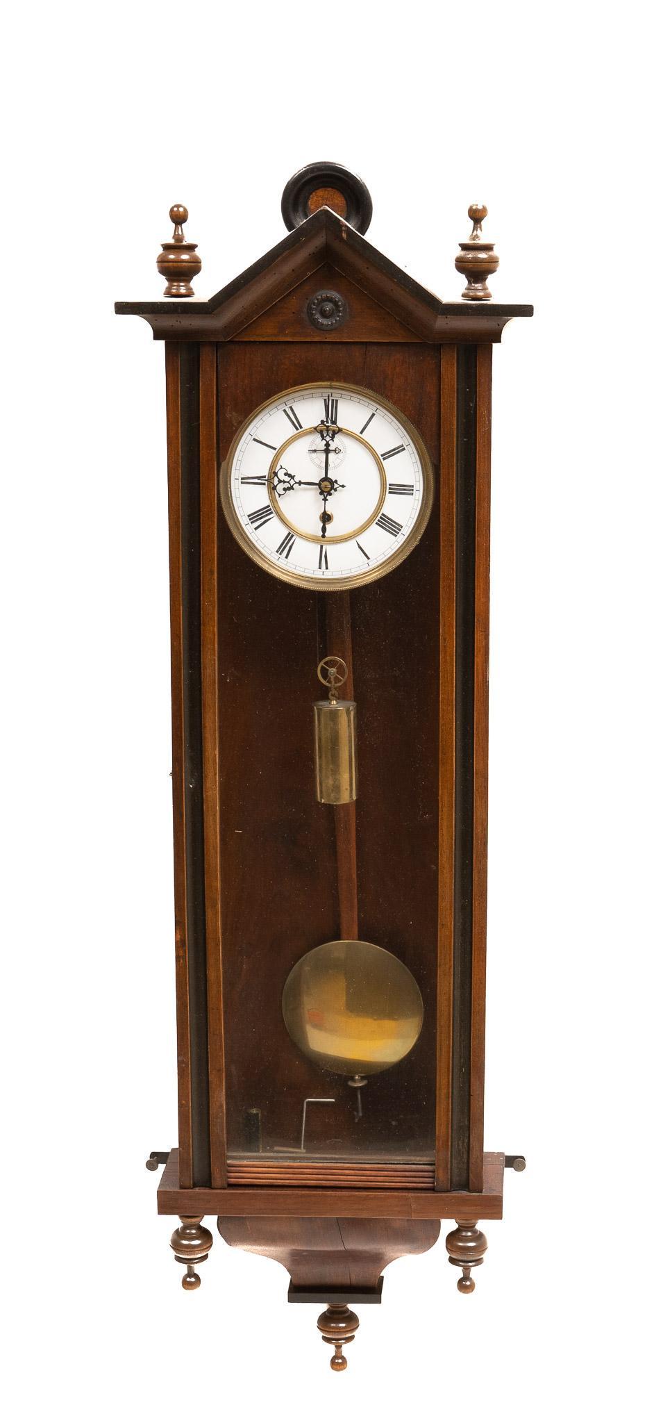 Single Weight Vienna Regulator Clock (1 of 5)