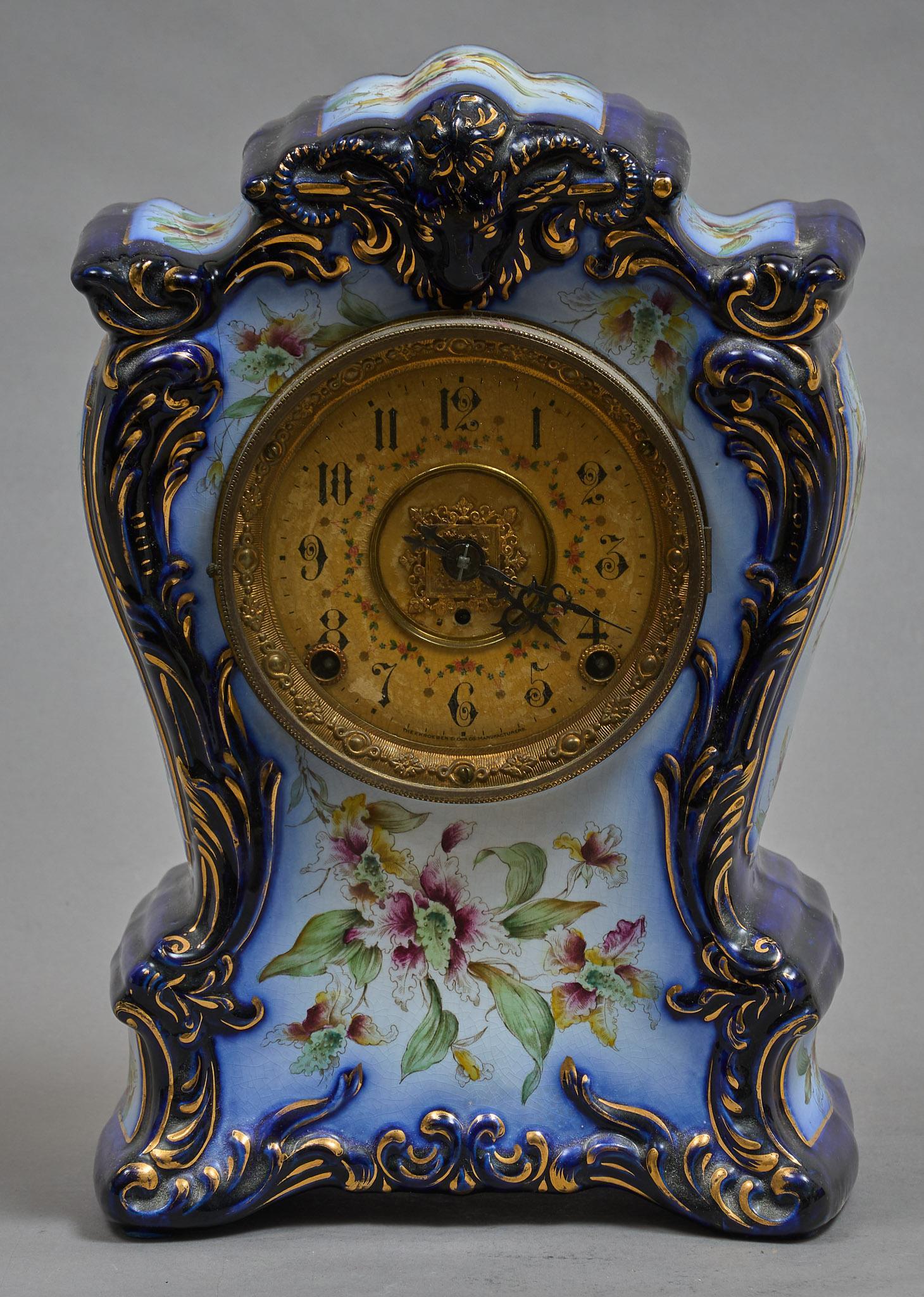 F. Kroeber Clock Co. Model #21 Mantel Clock (1 of 5)