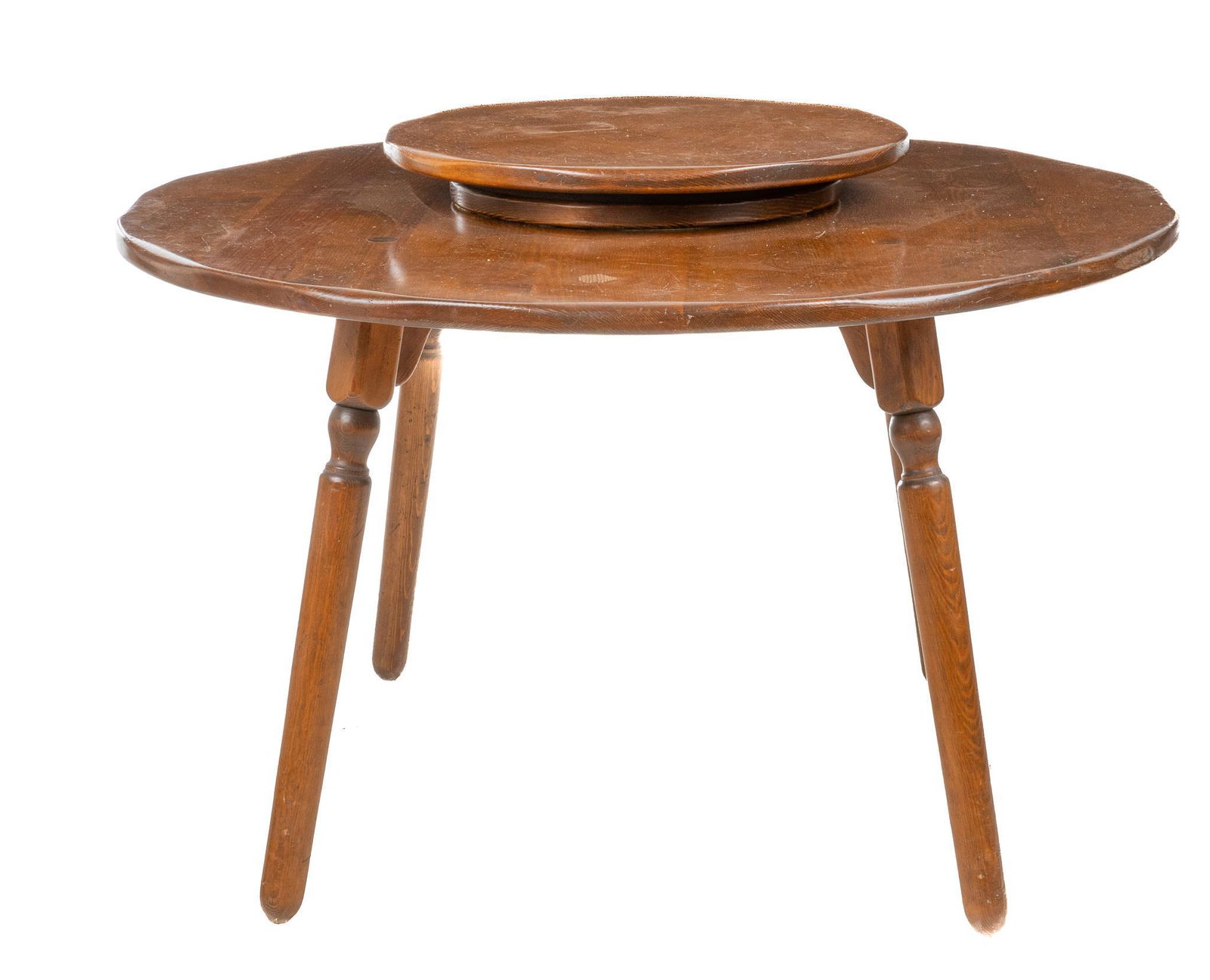 W.R. Dallas (San Antonio, Texas) Table with Lazy Susan (1 of 5)