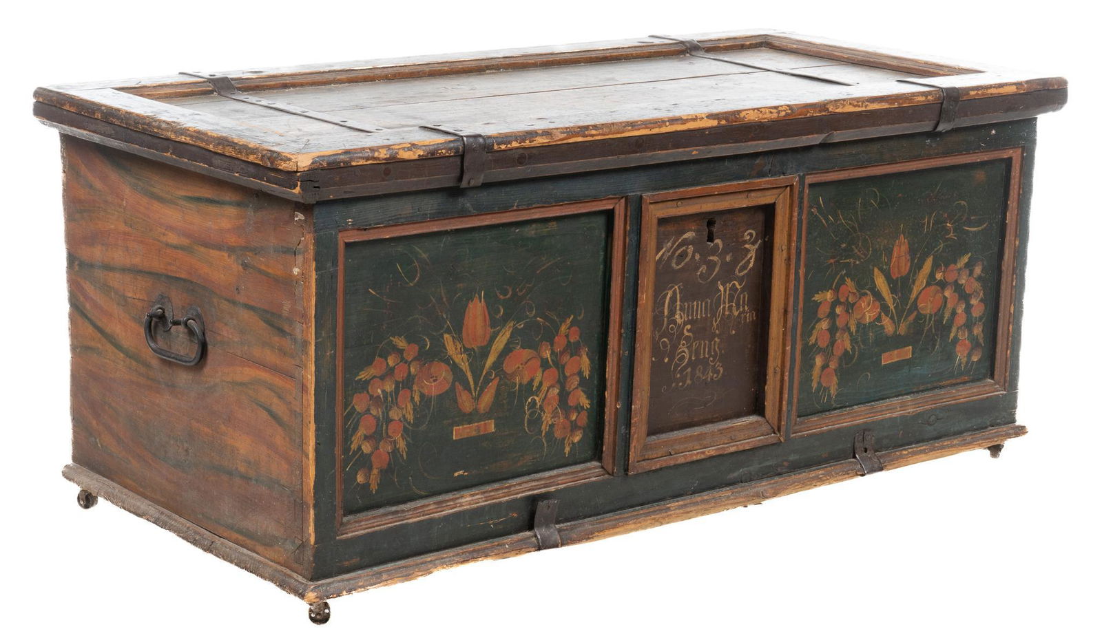 Alsatian Hand-Painted Chest (1 of 7)