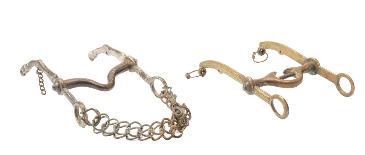 (2) Brass Horse Bits