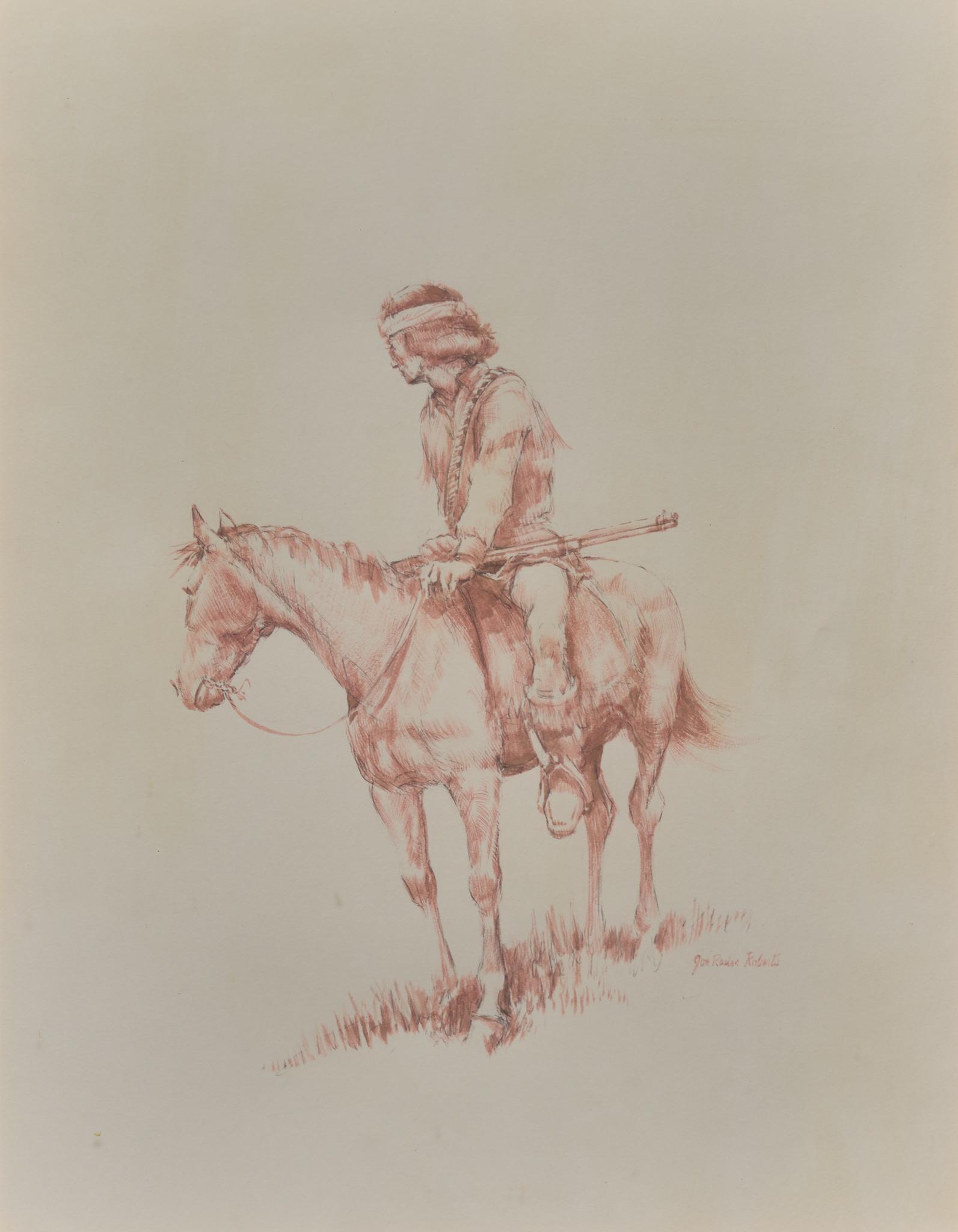 Joe Rader Roberts, Red Pencil Study (1 of 3)