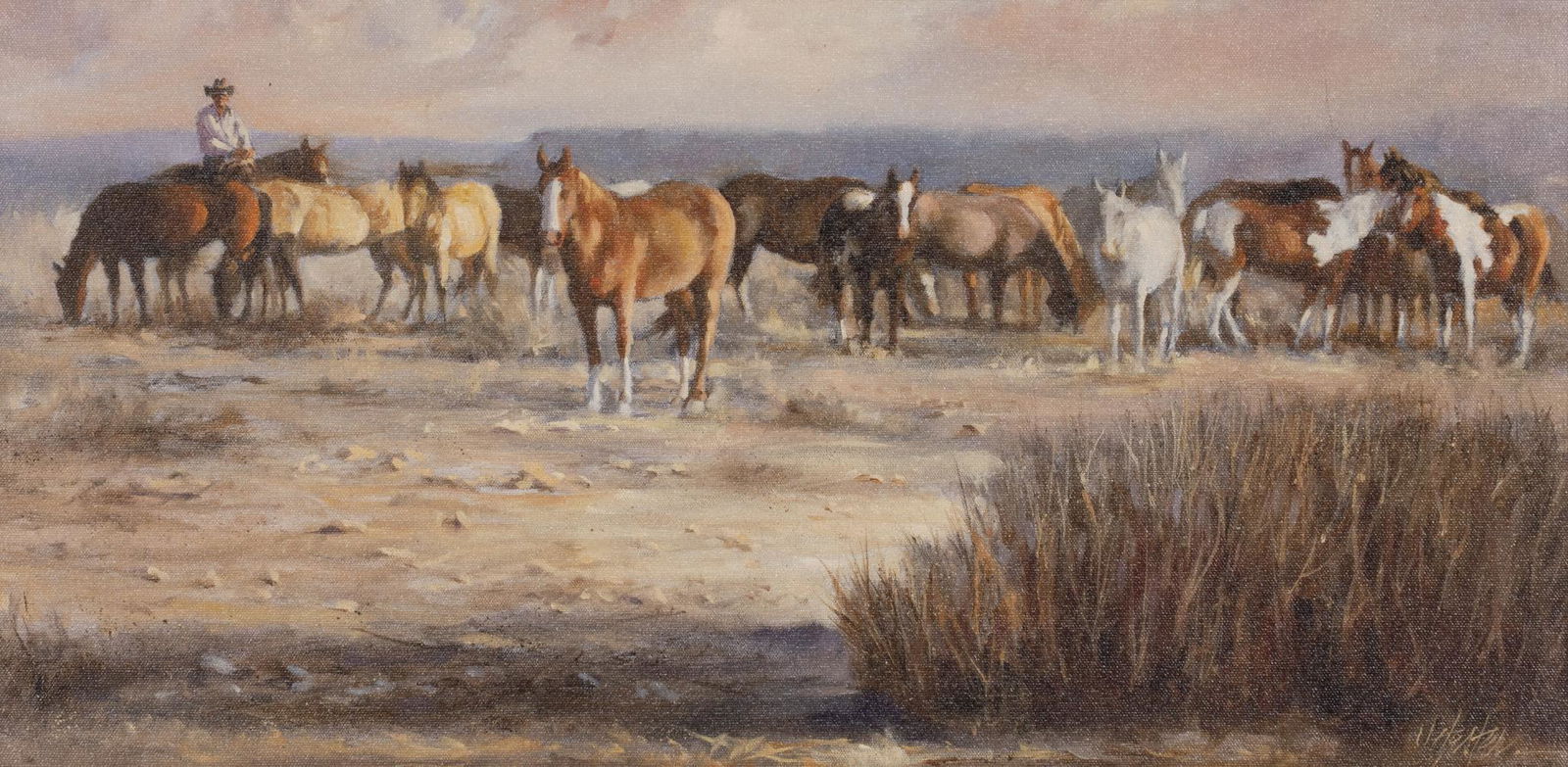 Jay Hester, Horses and Cowboy (1 of 6)