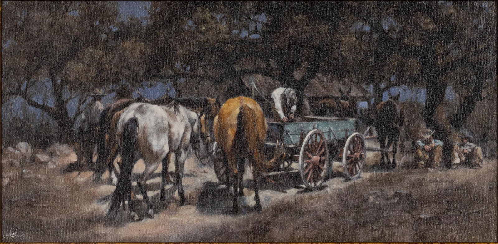 Jay Hester, Horses and Wagon (1 of 4)