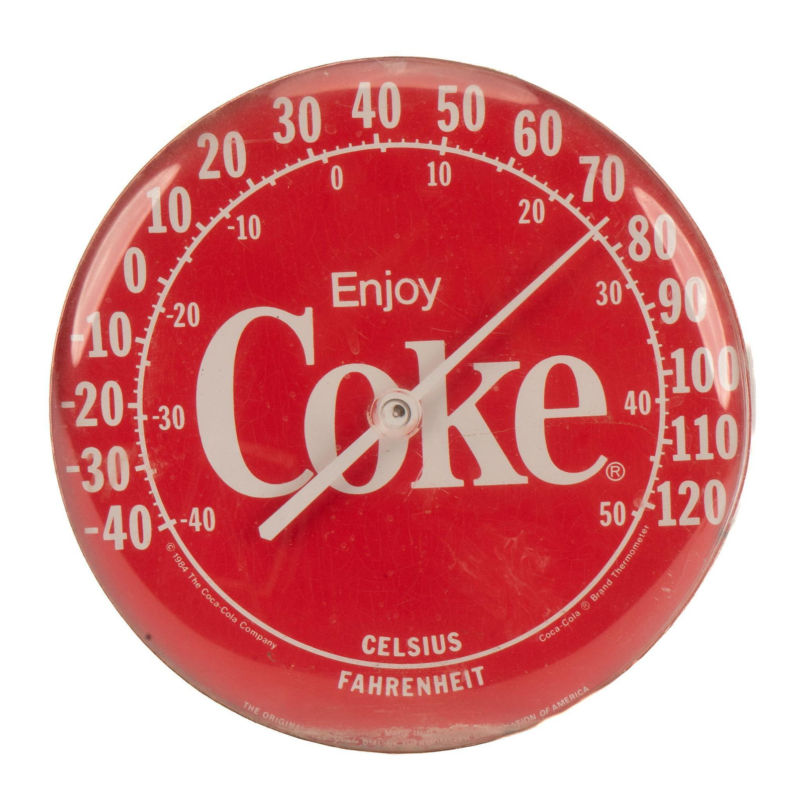 Vintage "Enjoy Coke Thermometer (1 of 5)