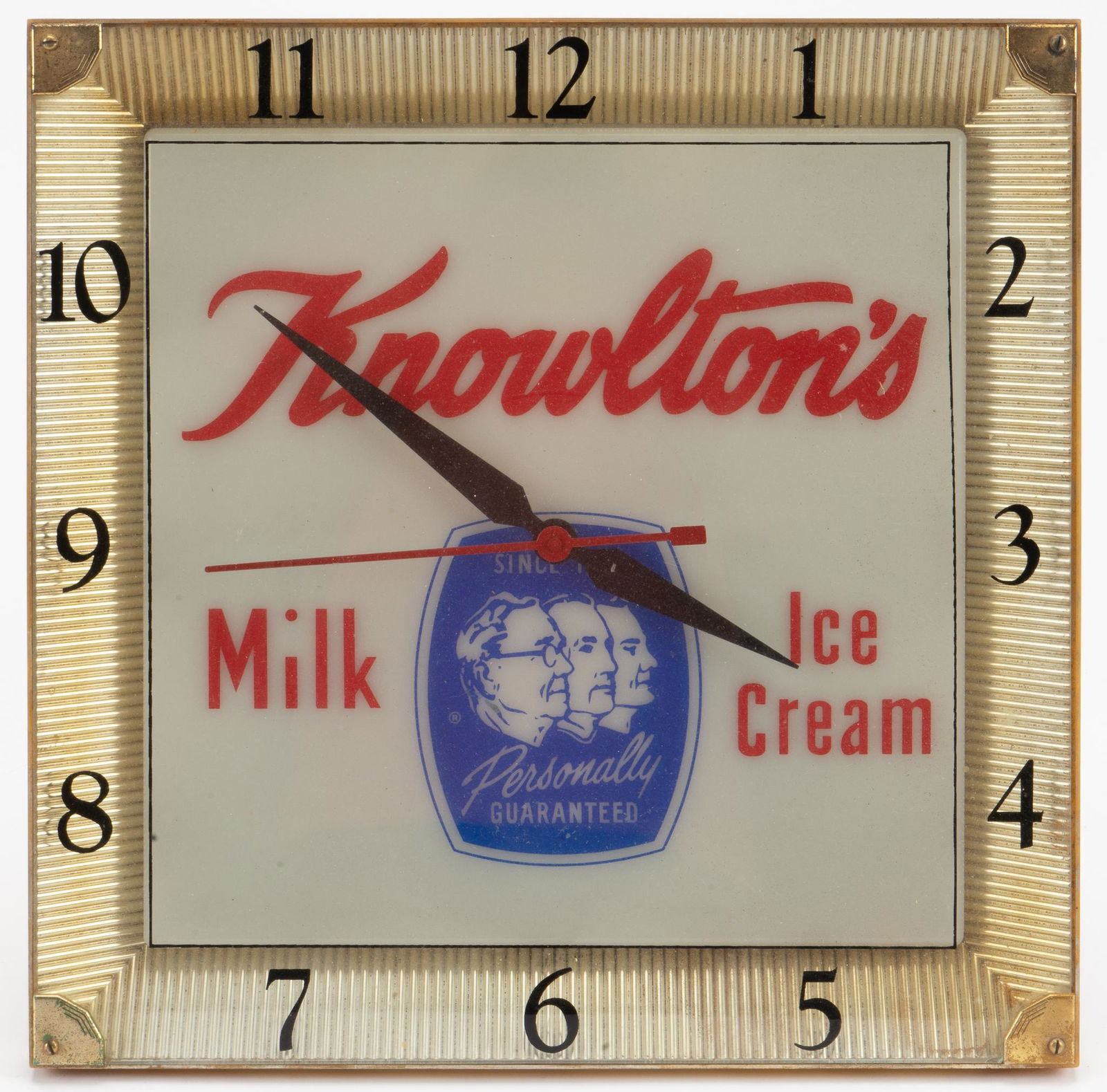 Knowlton's Creamery Light Up Wall Clock (1 of 3)