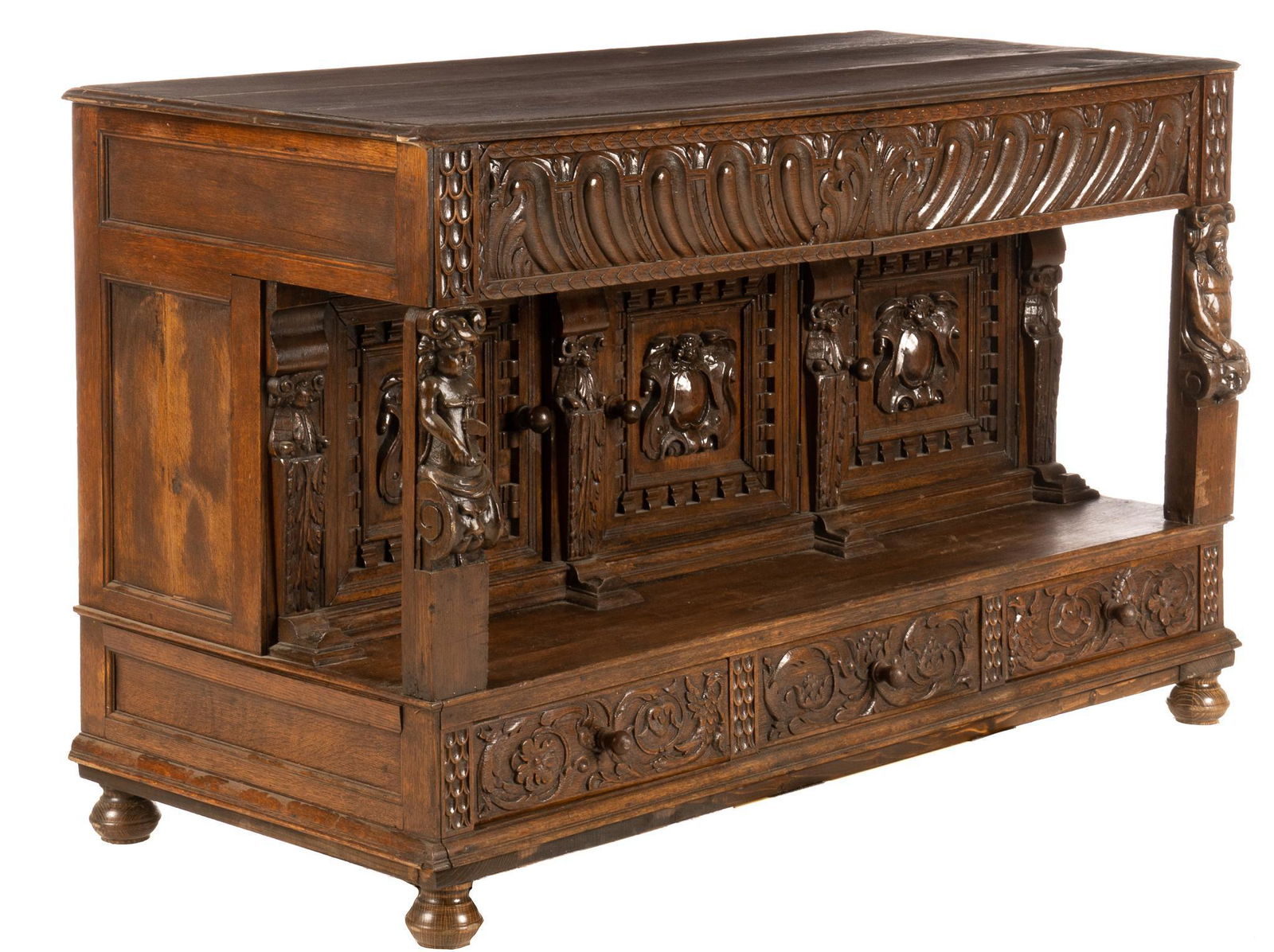 Carved Sideboard (1 of 6)