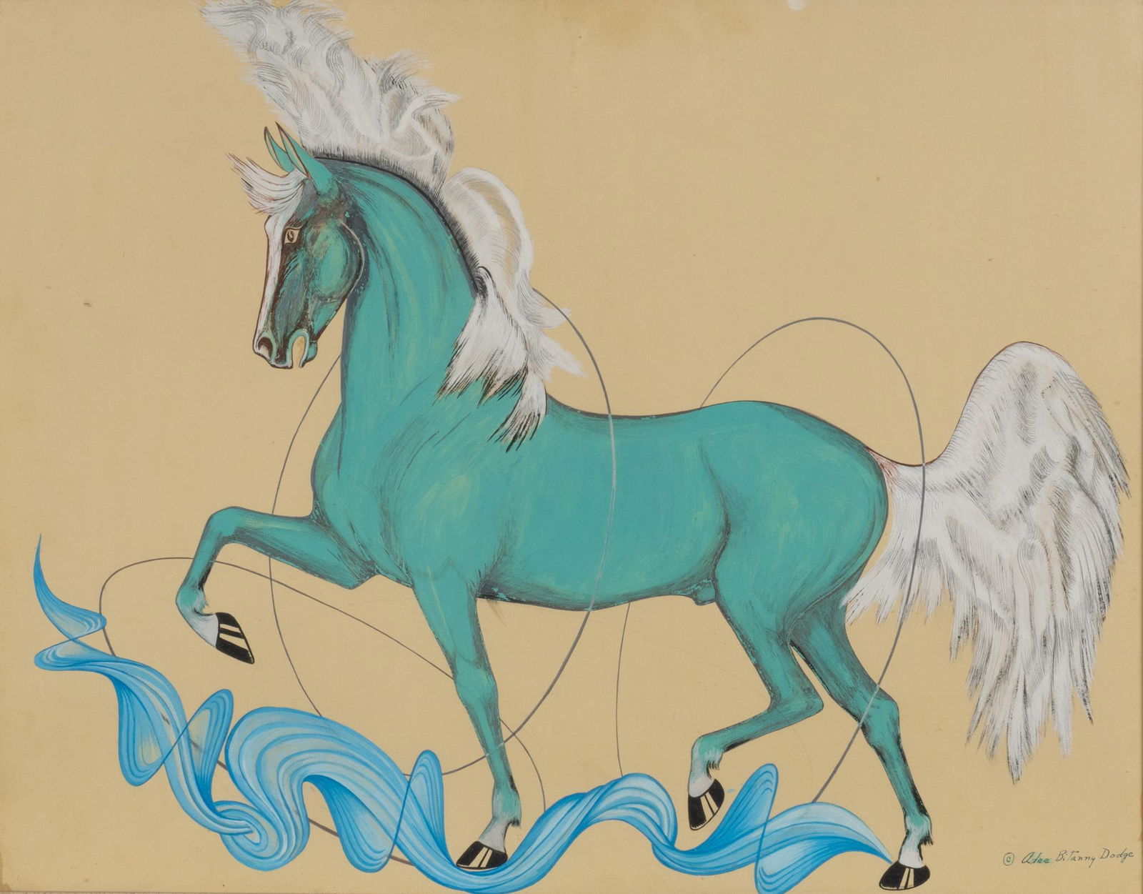 Adee Bittany Dodge, Surreal Horse (1 of 4)