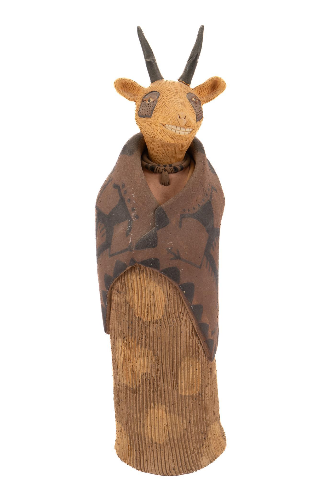 Susi Nagoda Berqquist,  Small Horned Statue (1 of 5)