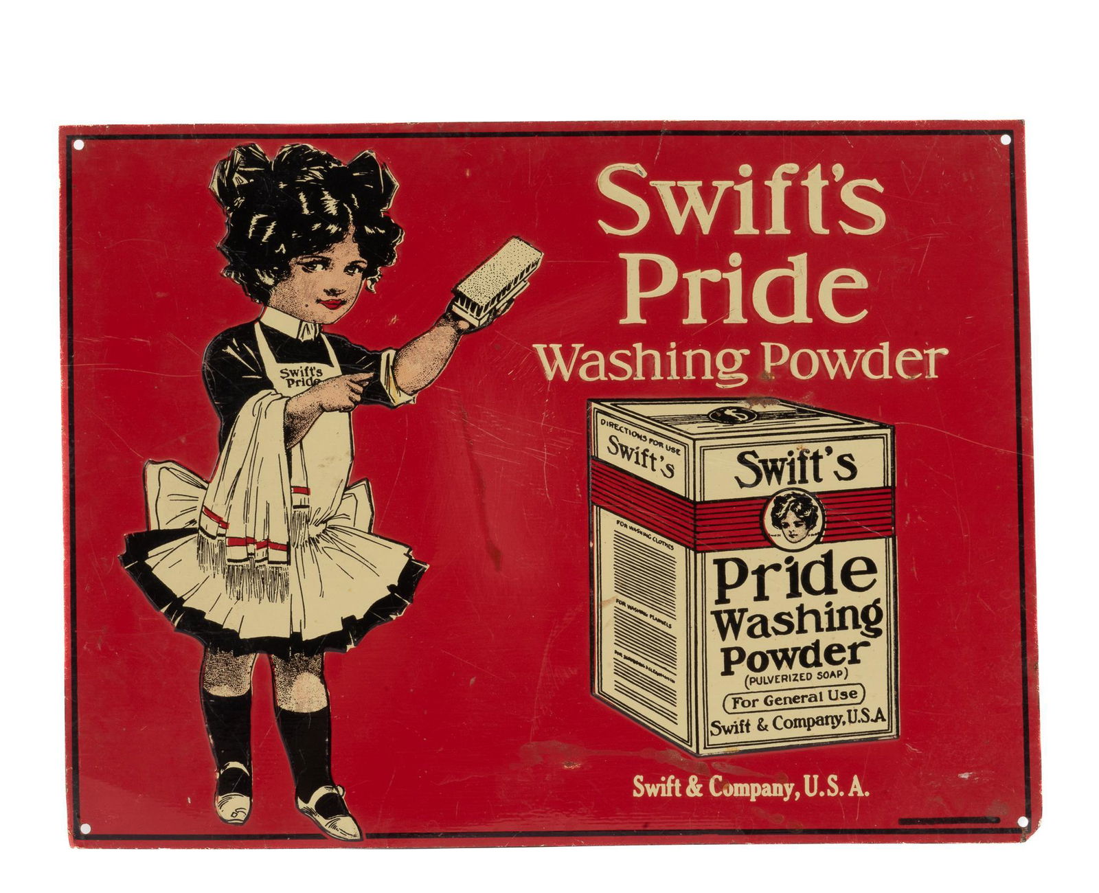 Swift's Pride Washing Powder Advertising Sign (1 of 3)