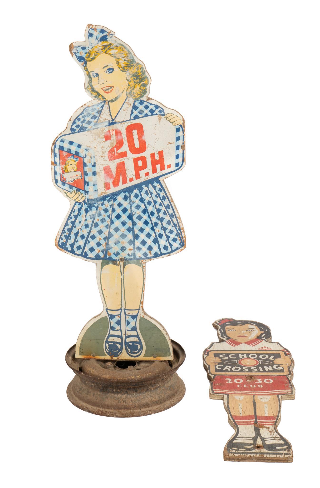 (2) School Crossing Signs (1 of 4)