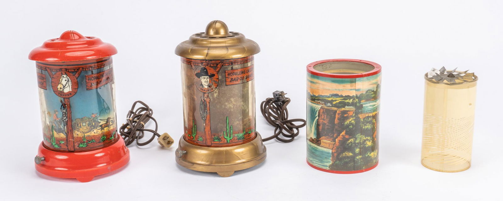 (3) Hopalong Cassidy Night Lights (1 of 6)