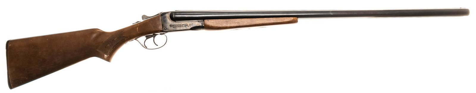Savage Stevens Model 311D 16-Gauge SXS Shotgun: Serial: No SN Manufacturer: Savage Arms Model: Stevens Model 311D Caliber: 16 Ga. Barrel length: 28" OAL: 45" Condition: Good; wood stock has light handling mark; barrels & receiver have l