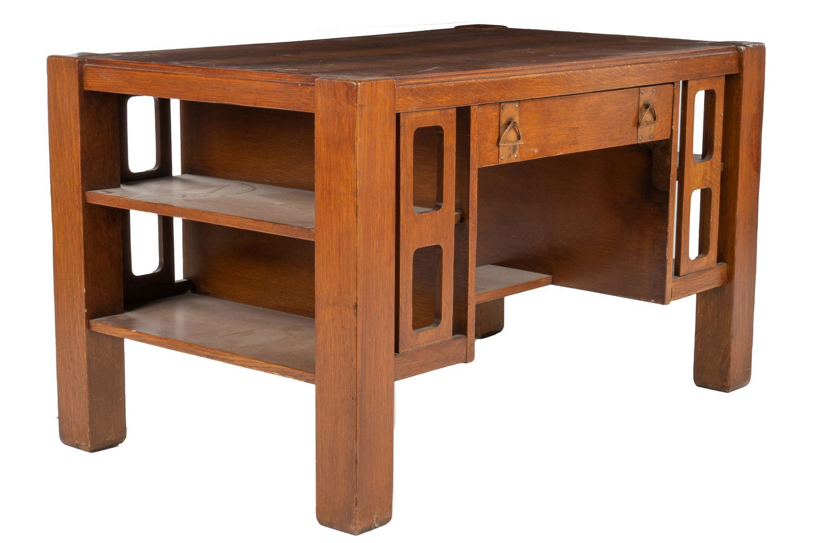 After Gustav Stickley (1858-1942), Mission Oak Style Desk (1 of 6)