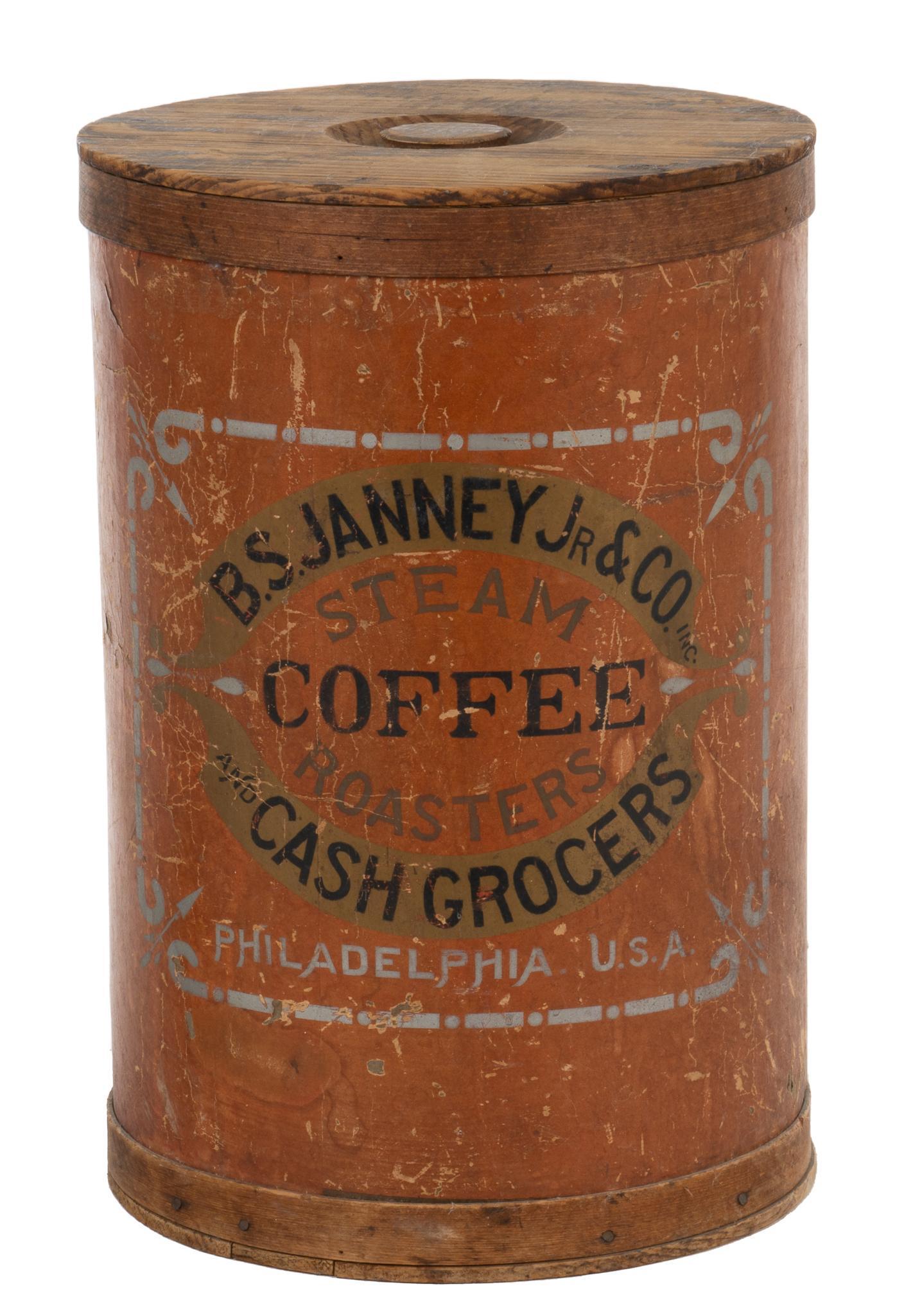 B.S. Janney Jr. and Co. Coffee Container (1 of 7)