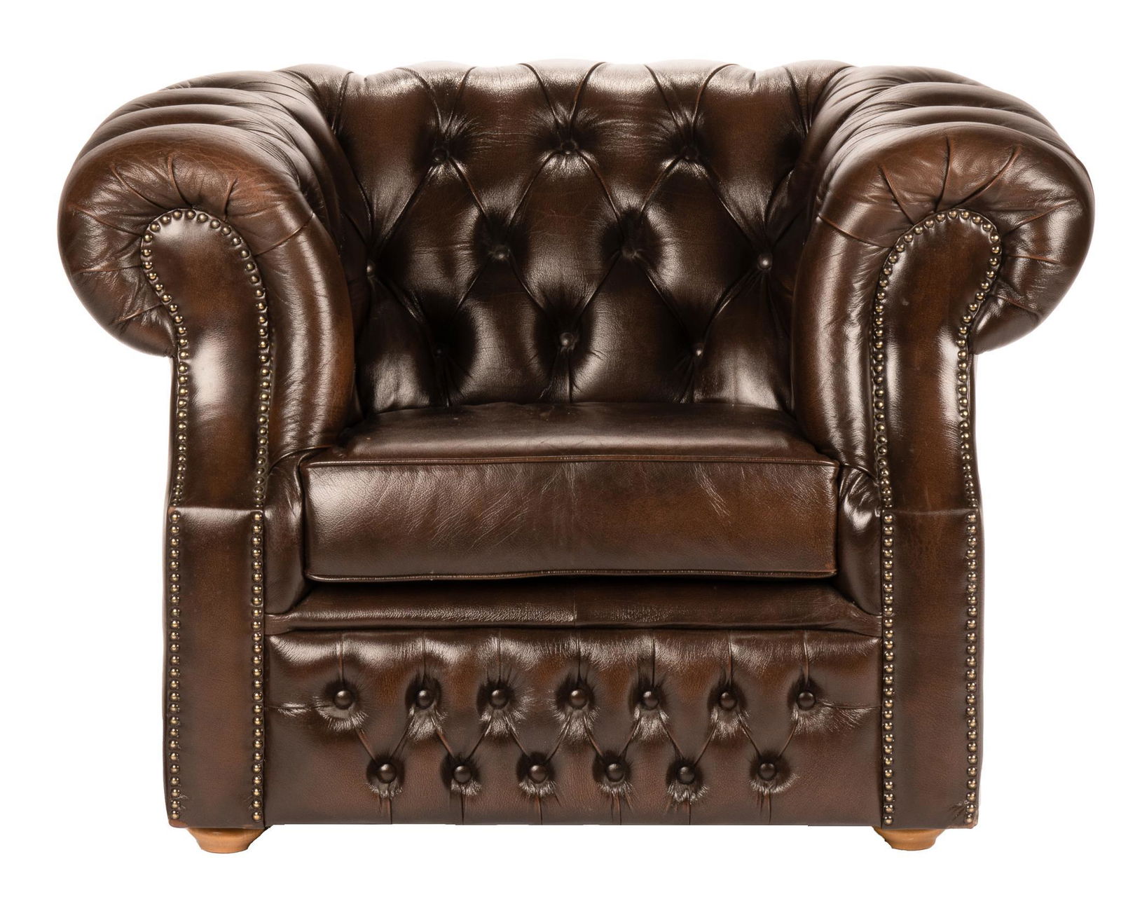 Chesterfield Style Tub Lounge Chair (1 of 5)