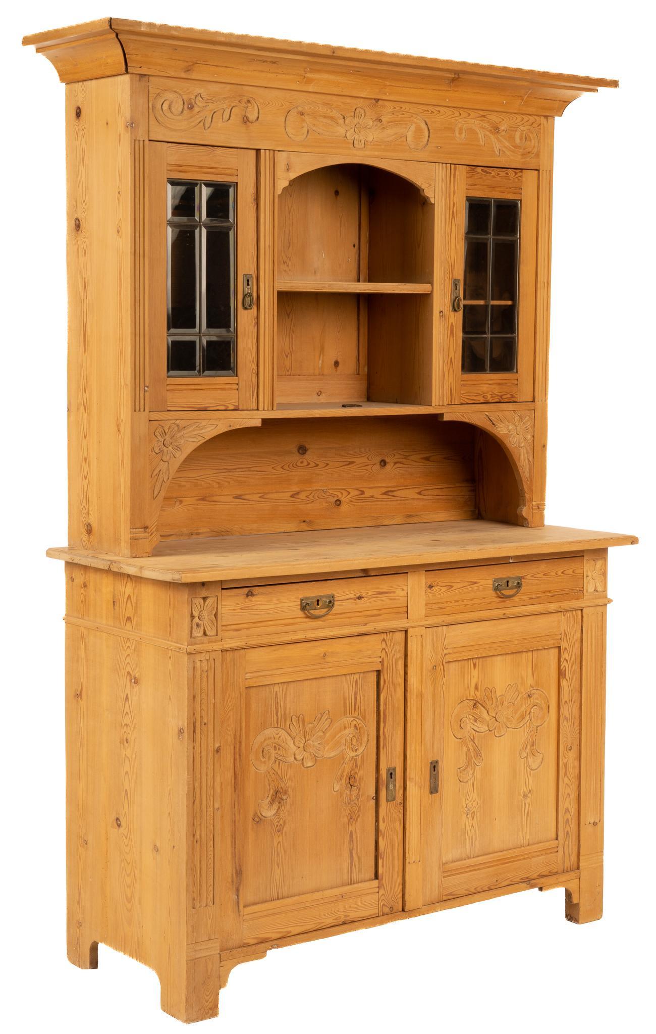 Pine Hutch Cabinet (1 of 5)