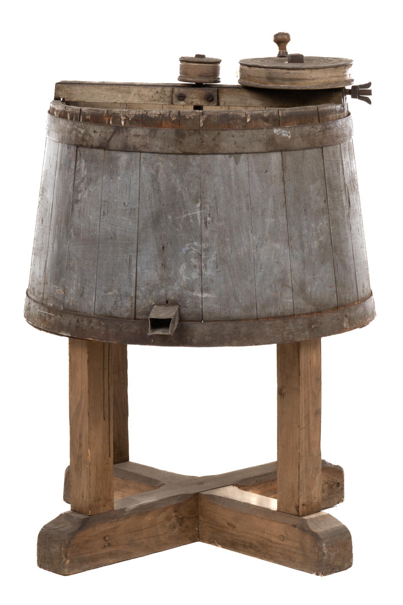 Rustic Hand-Driven Washing Machine (1 of 5)