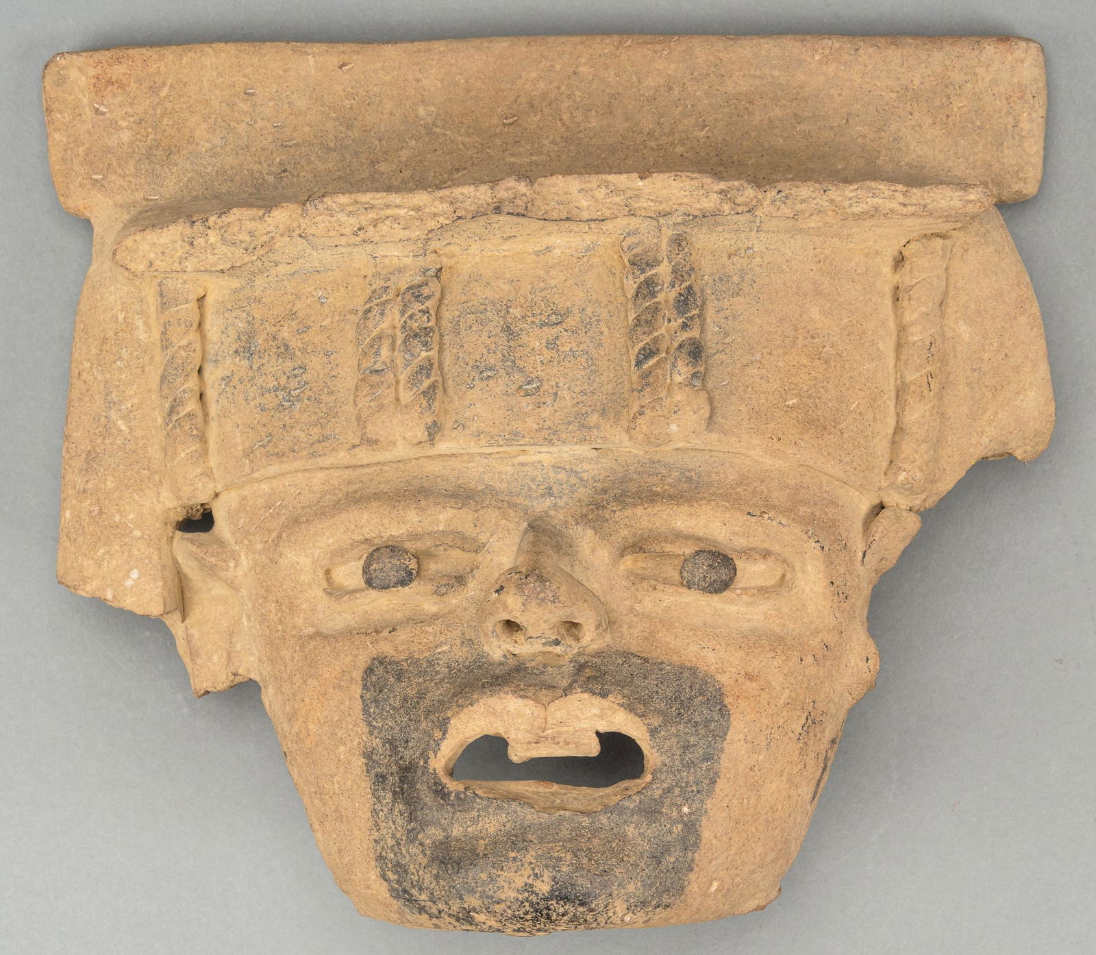 Meso-American Style Clay Mask (1 of 2)