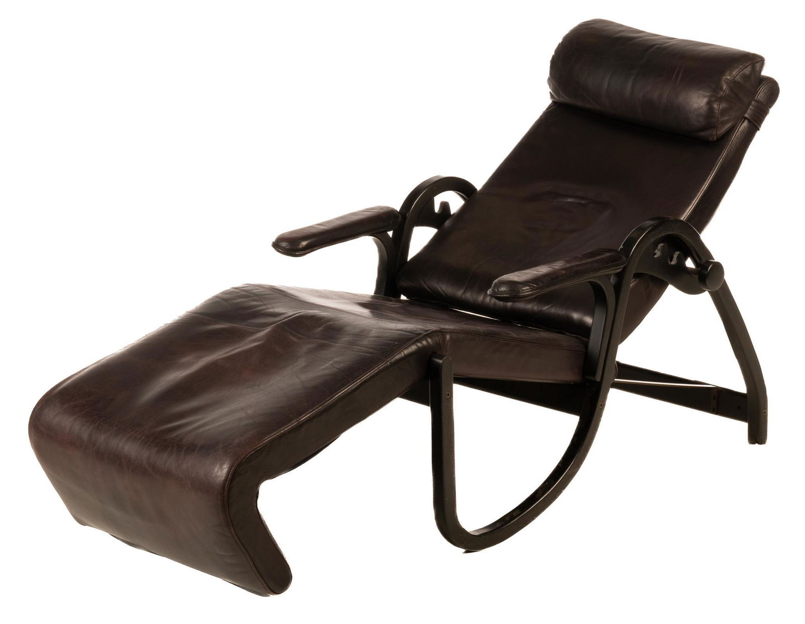 Mid-Century Reclining Chaise Lounge (1 of 4)