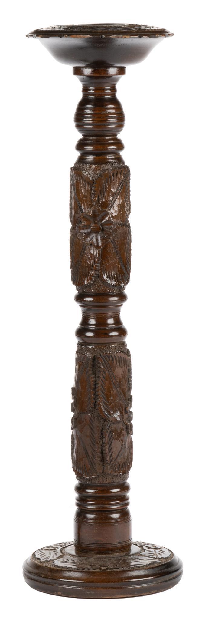 Carved Floor Ashtray (1 of 4)