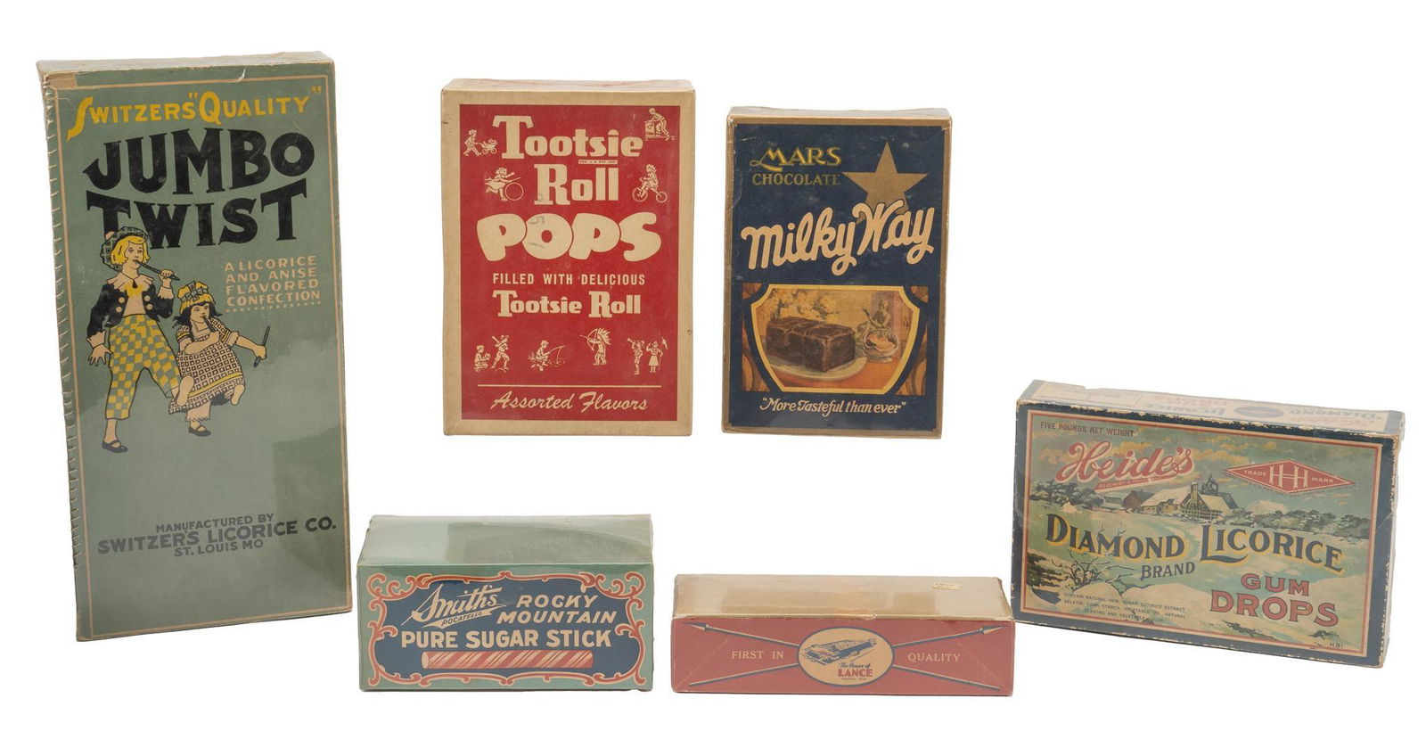 Lot of (6) Vintage Candy Boxes (1 of 7)
