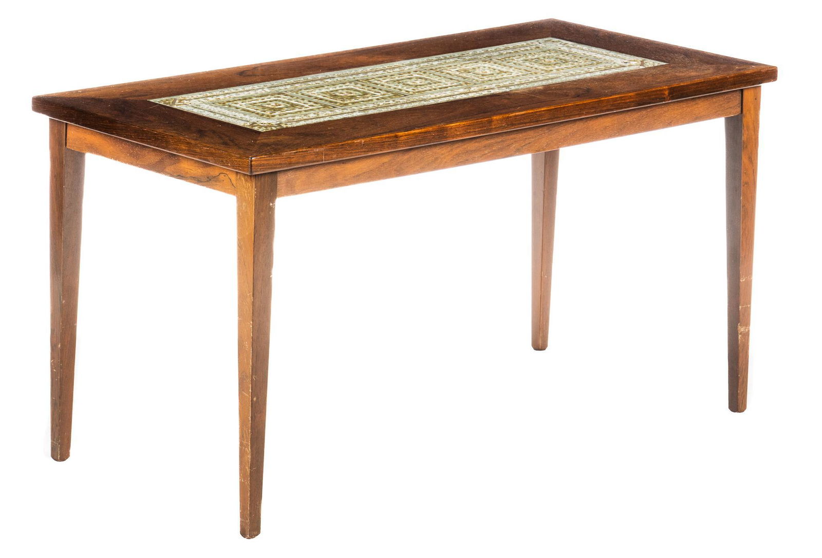 Mid-Century Tile Top Coffee Table (1 of 5)
