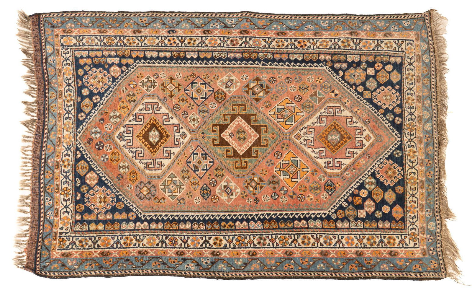 Hand-Made Caucasian Shirvan Estate Rug, 7'9" x 5'1" (1 of 3)