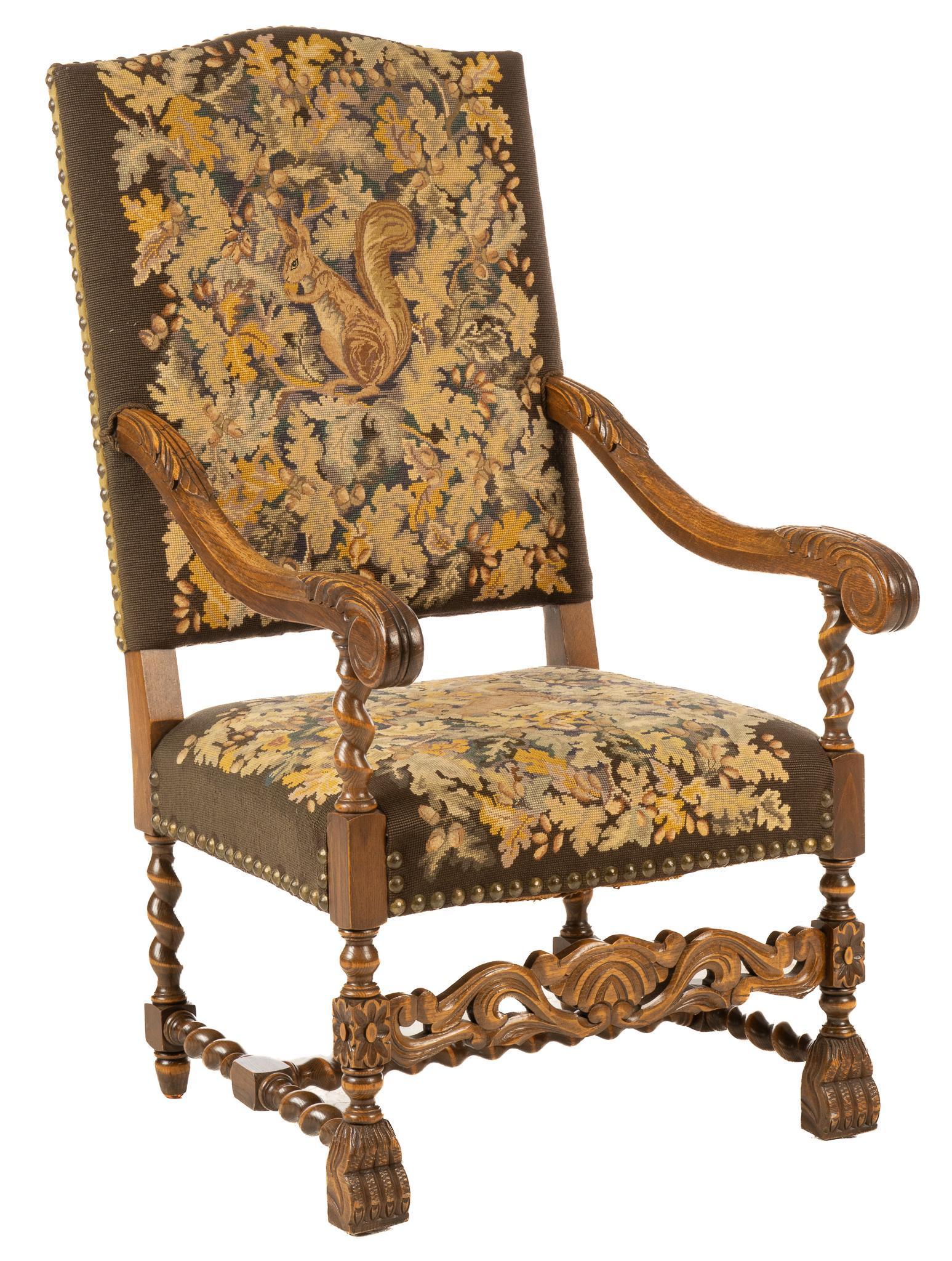 Neo-Renaissance Style Armchair (1 of 6)