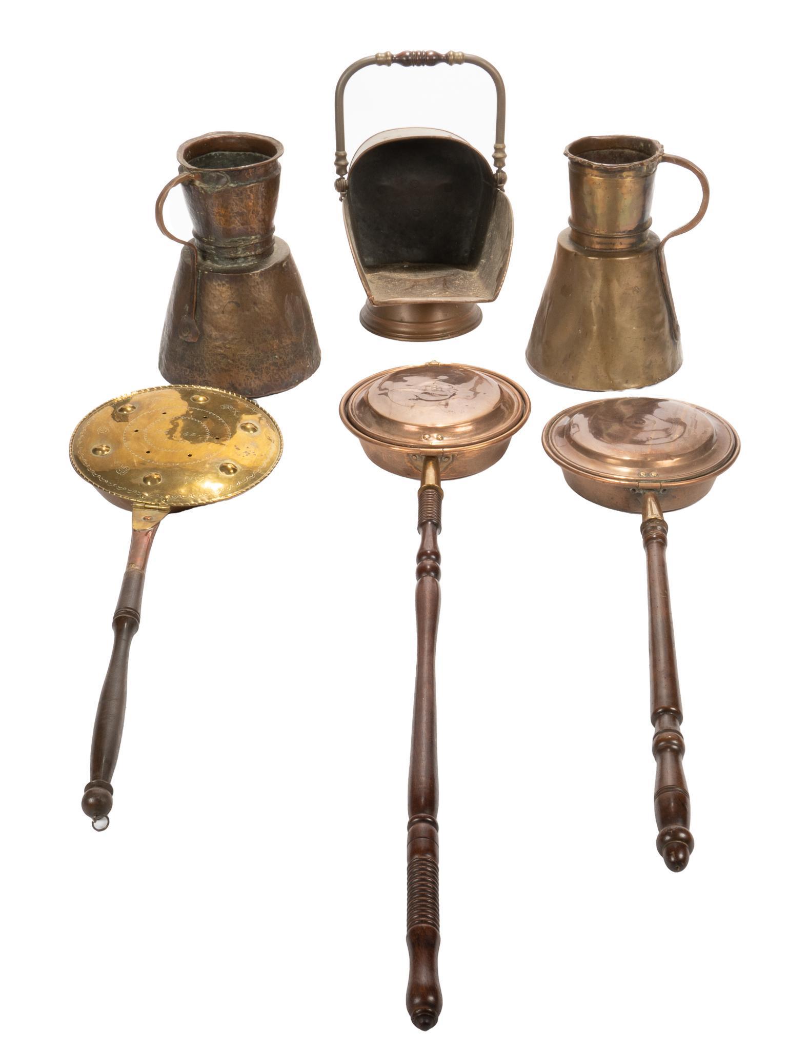 Collection of (6) Copper Home Decor Accents (1 of 5)