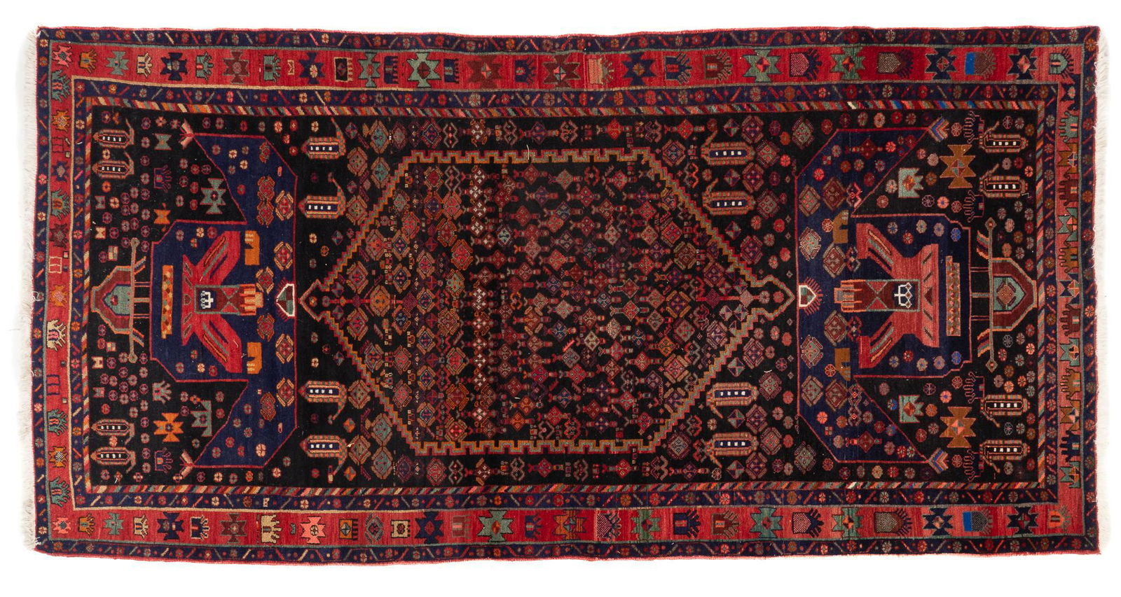 Hand-Made Kordi Estate Rug, 11'1" x 5'4" (1 of 4)