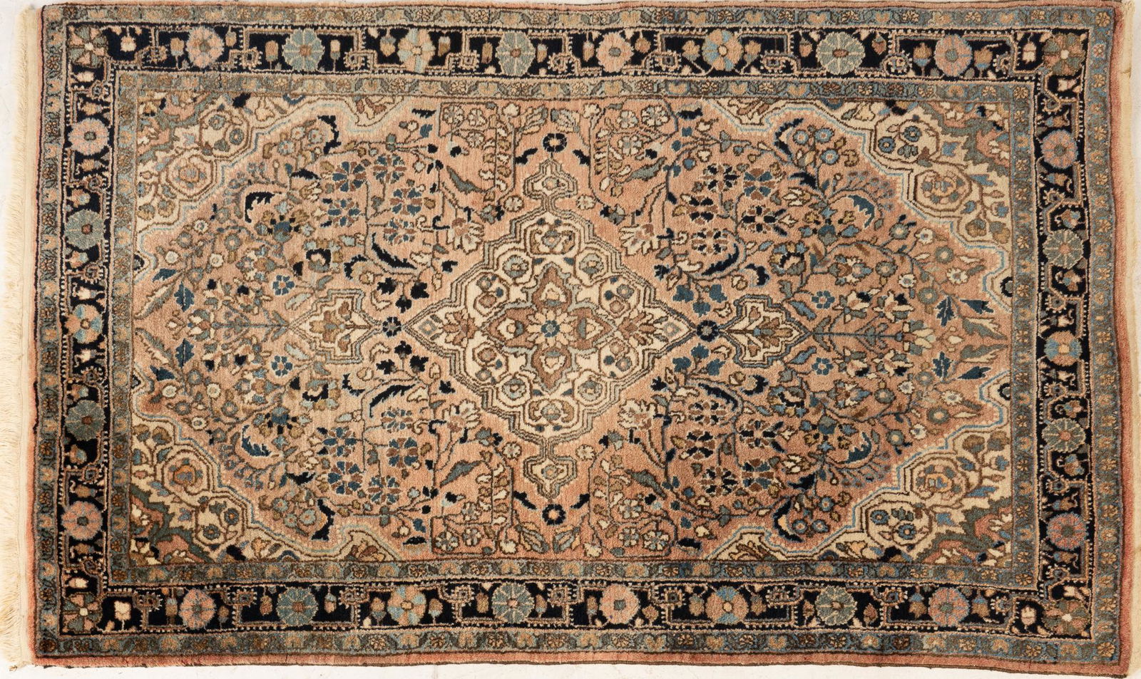 Hand-Made Kashan Style Estate Rug, 6'7" x 3'7" (1 of 3)