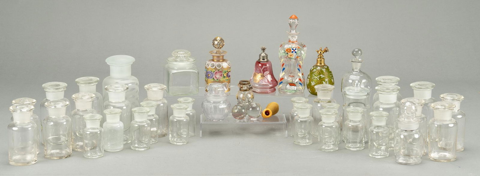 Collection of (38) Glass Bottles and Jars (1 of 7)