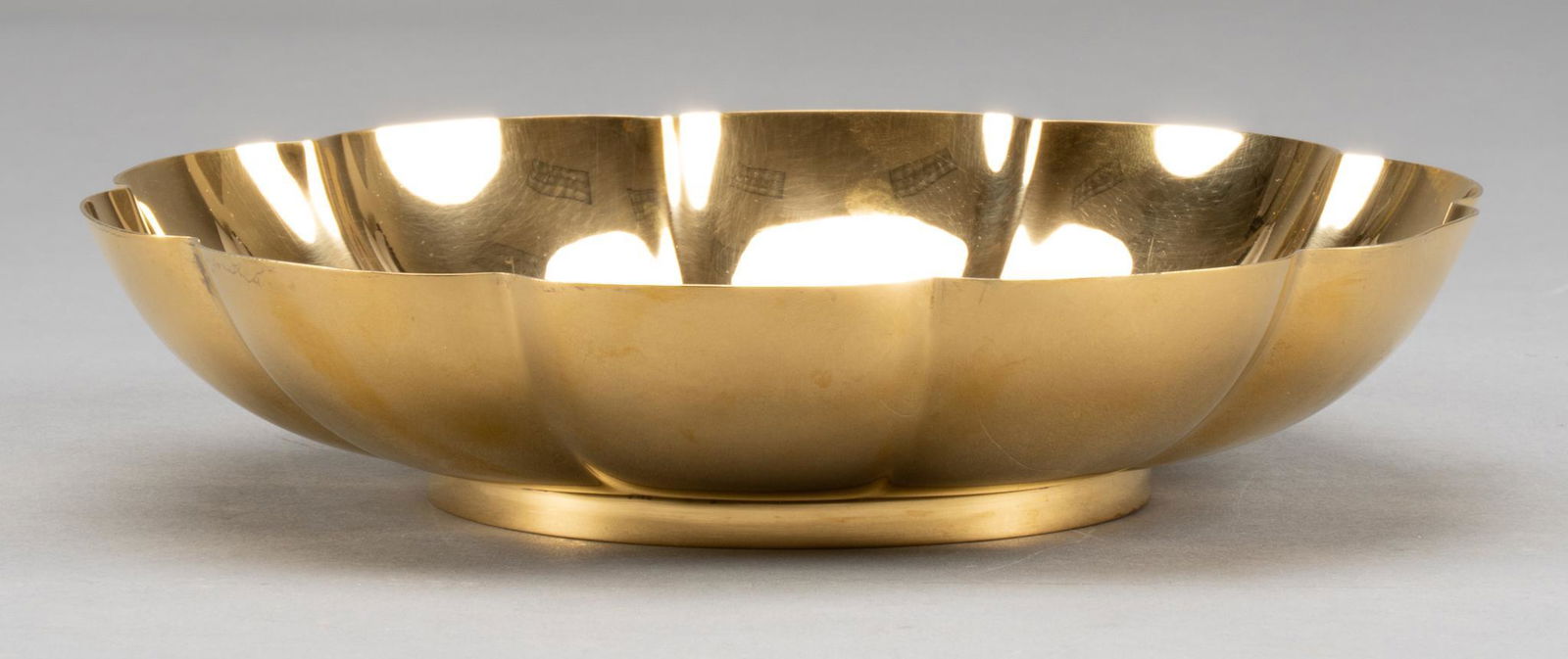 Tiffany & Co. Sterling Fluted Gilded Bowl (1 of 5)