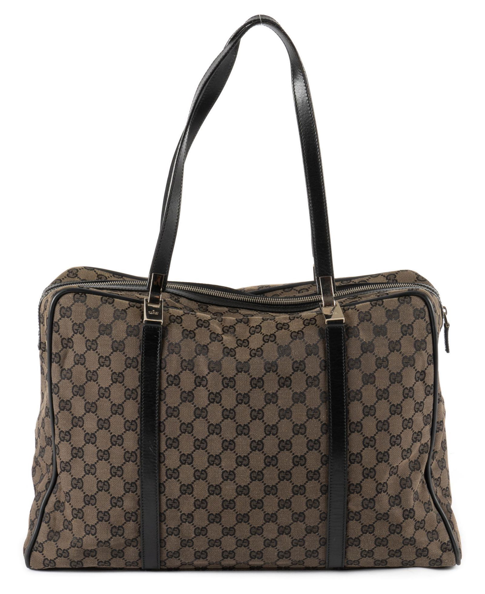 Vintage Gucci Large Boston Travel Bag (1 of 7)