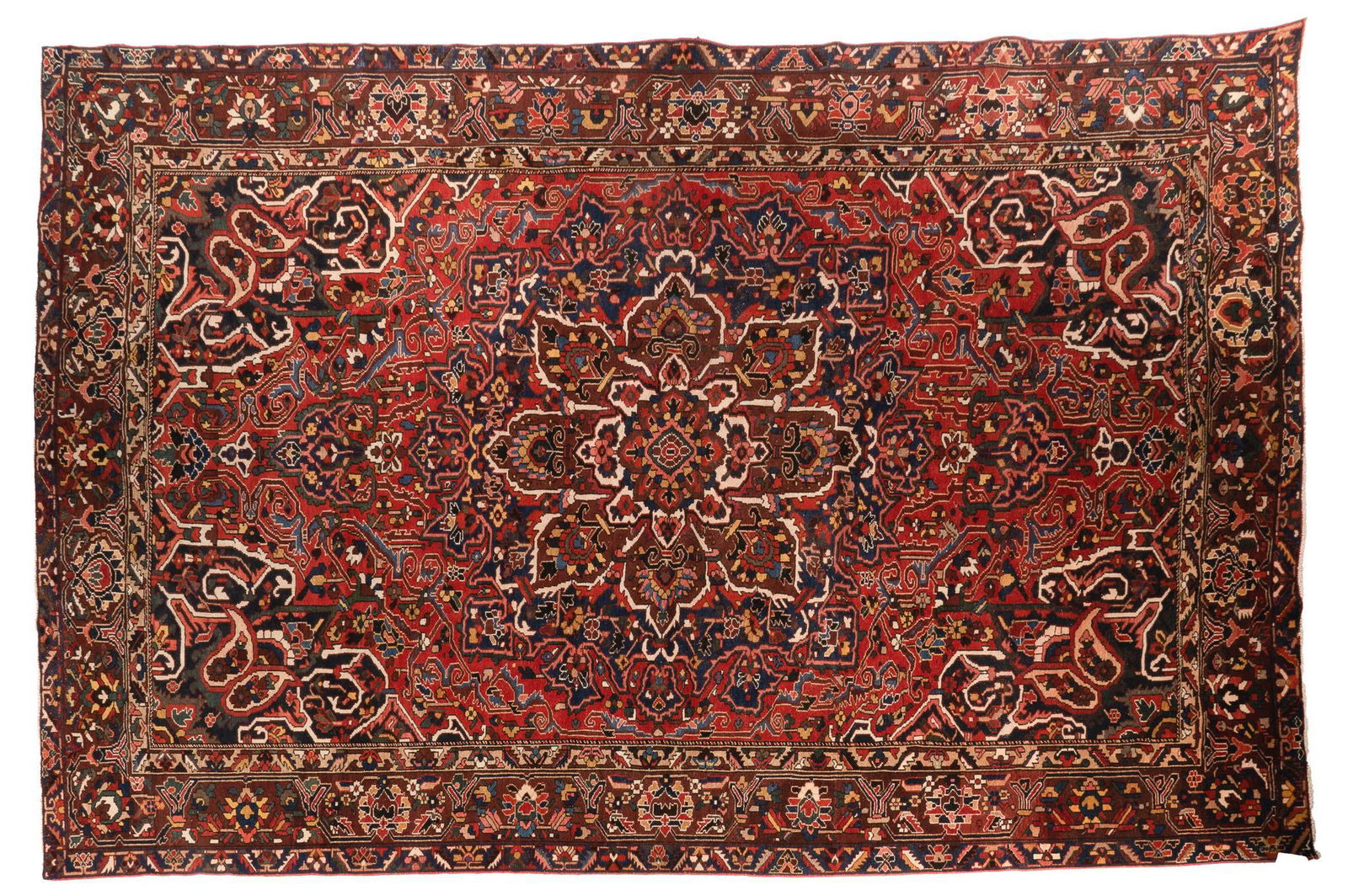 Hand-Made Heriz Style Estate Rug, 15'9" x 10'2" (1 of 3)