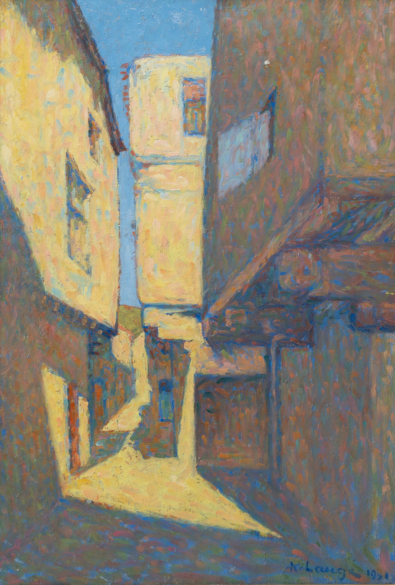 Achille Lauge, Sunny Street, 1901 (1 of 4)
