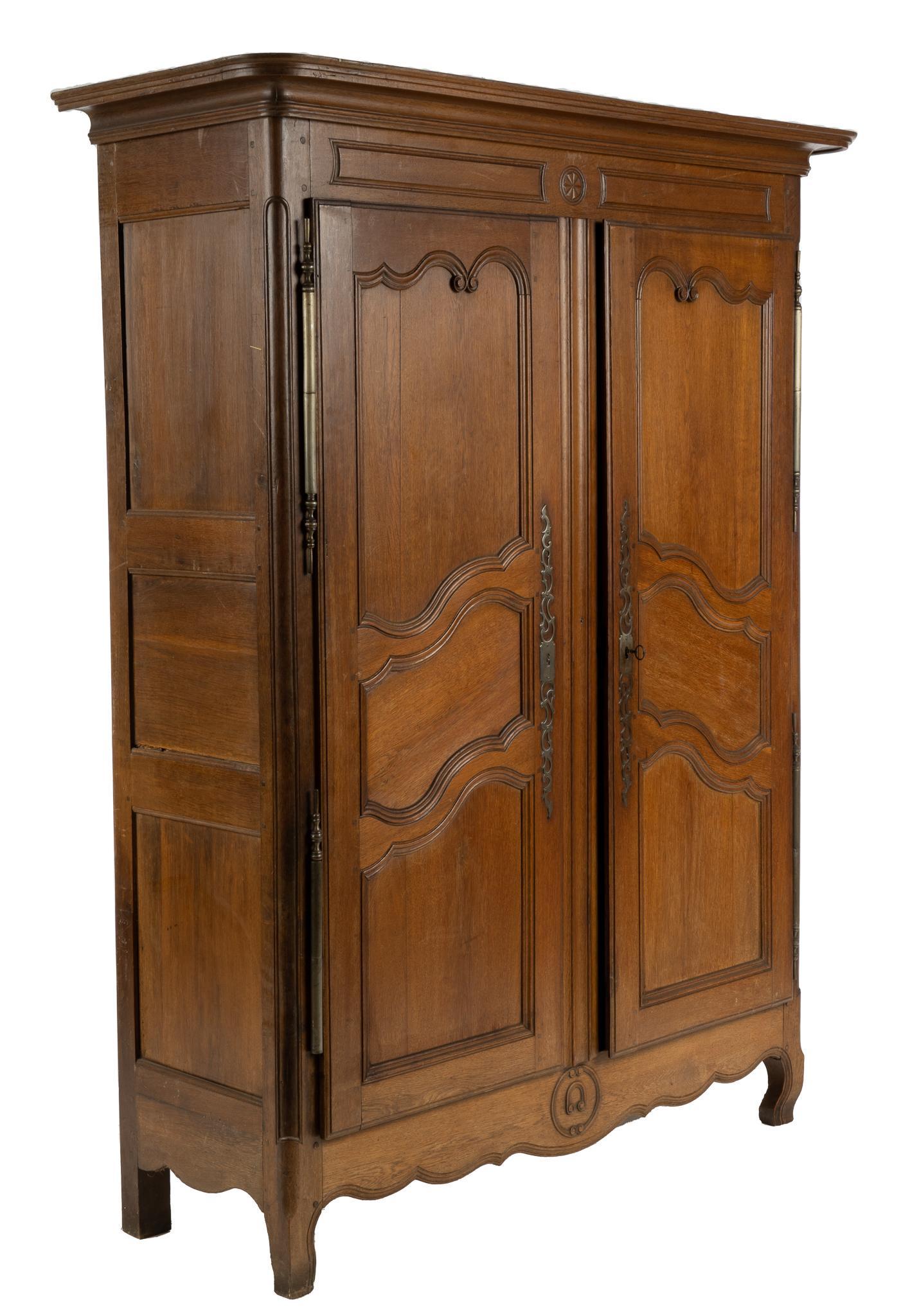 Large French Provincial Armoire (1 of 5)