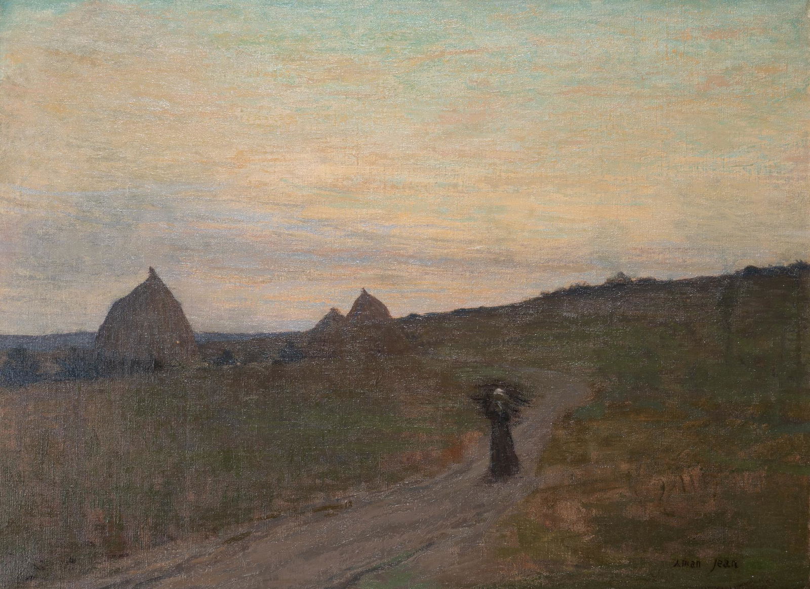 Edmond Aman-Jean, Breton Haystacks (1 of 4)