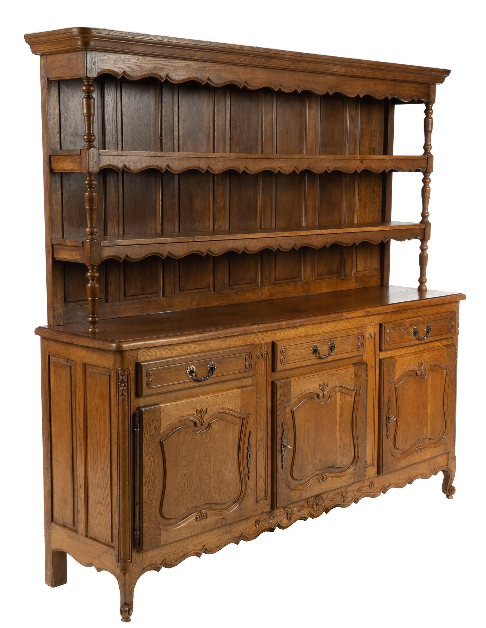Louis XV Style Buffet Hutch (1 of 5)
